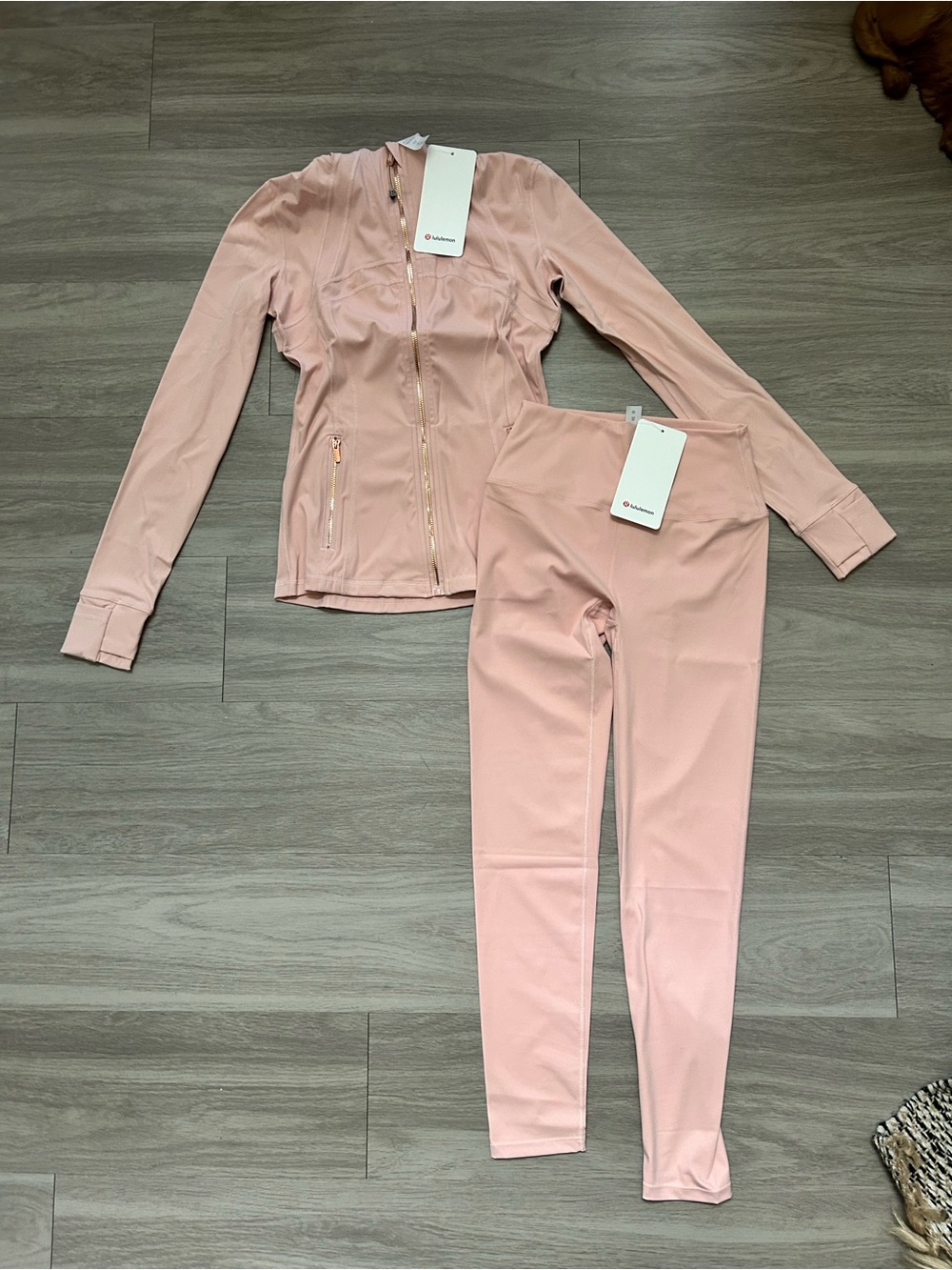 Lululemon Light Pink Define Set